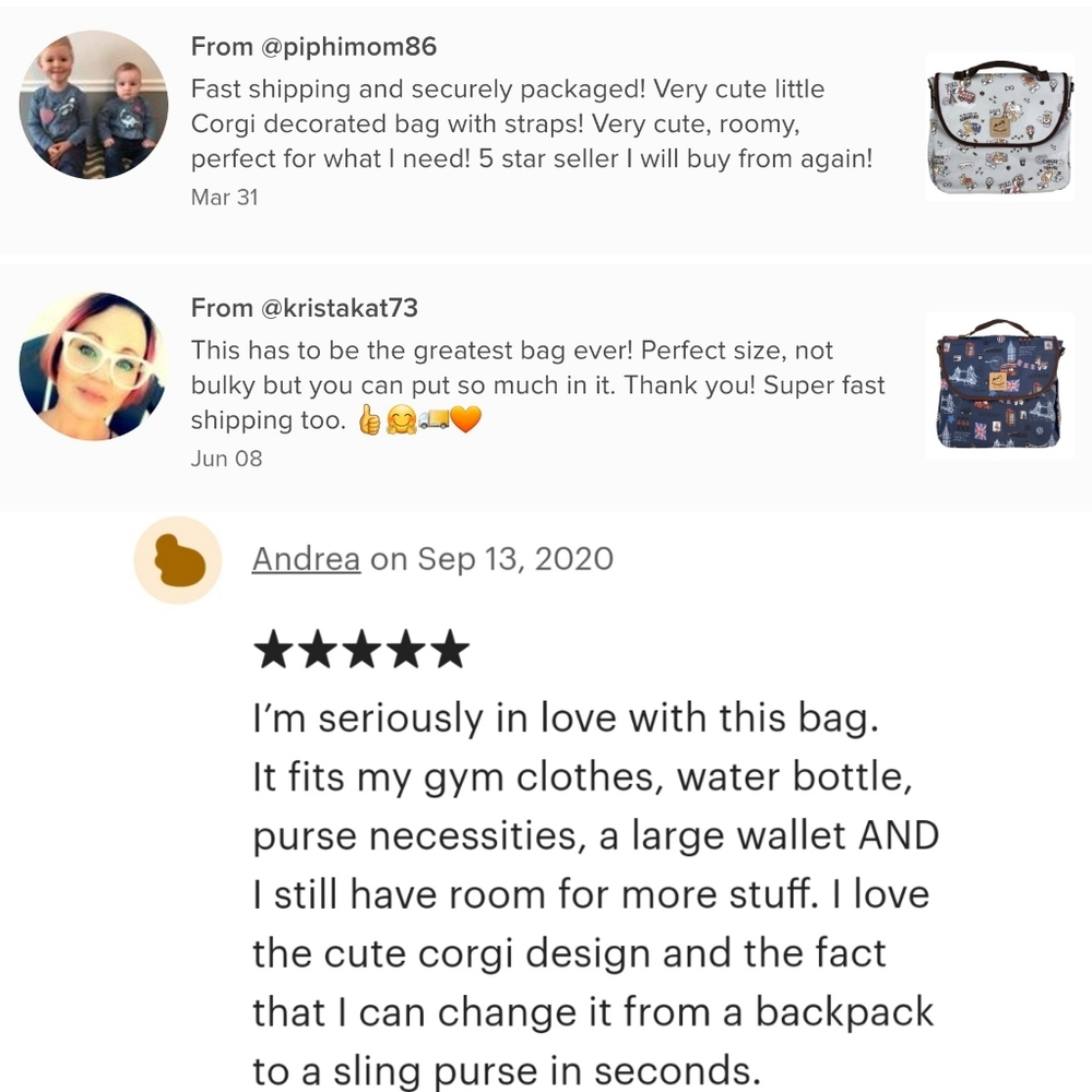 Waterproof Convertibe Handbag Backpack Crossbody Multifunctional Triple Use Bag - Picture 9 of 13